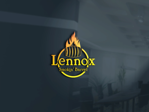 Logo Design by Rosaleen for Lennox Smokin Barrel | Design: #18931699