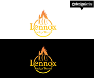 Logo Design by Rosaleen for Lennox Smokin Barrel | Design: #18931701