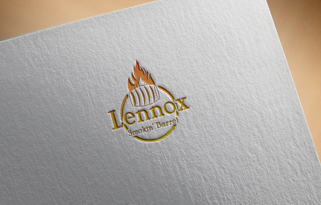 Logo Design by Rosaleen for Lennox Smokin Barrel | Design #18931702