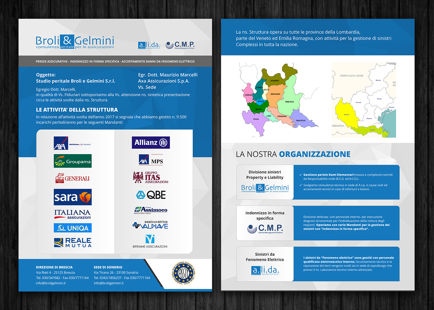 Brochure Design by ecorokerz for Broli e Gelmini S.r.l. | Design #18917283