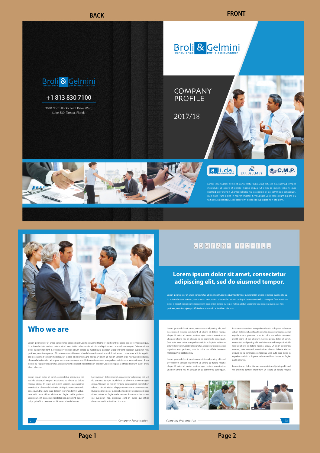 Brochure Design by meet007 for Broli e Gelmini S.r.l. | Design #18945288