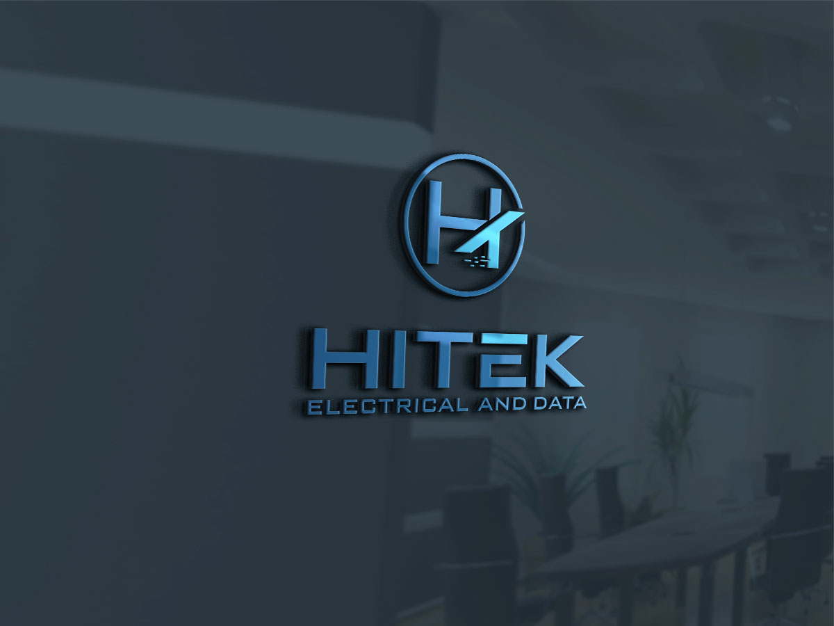 Logo Design by Atec for Hitek Electrical and Data | Design #19254274