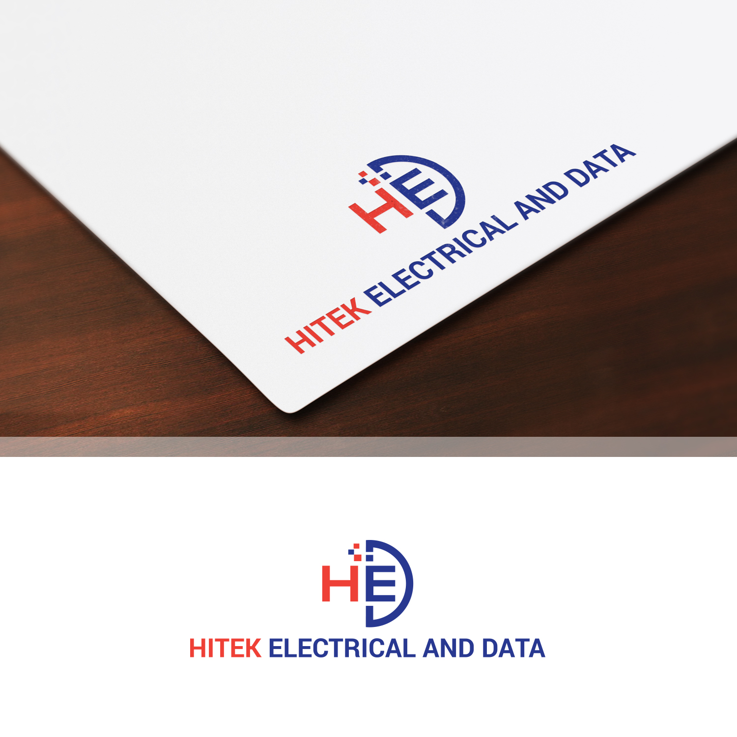 Logo Design by Maxo-Biz for Hitek Electrical and Data | Design #19253298