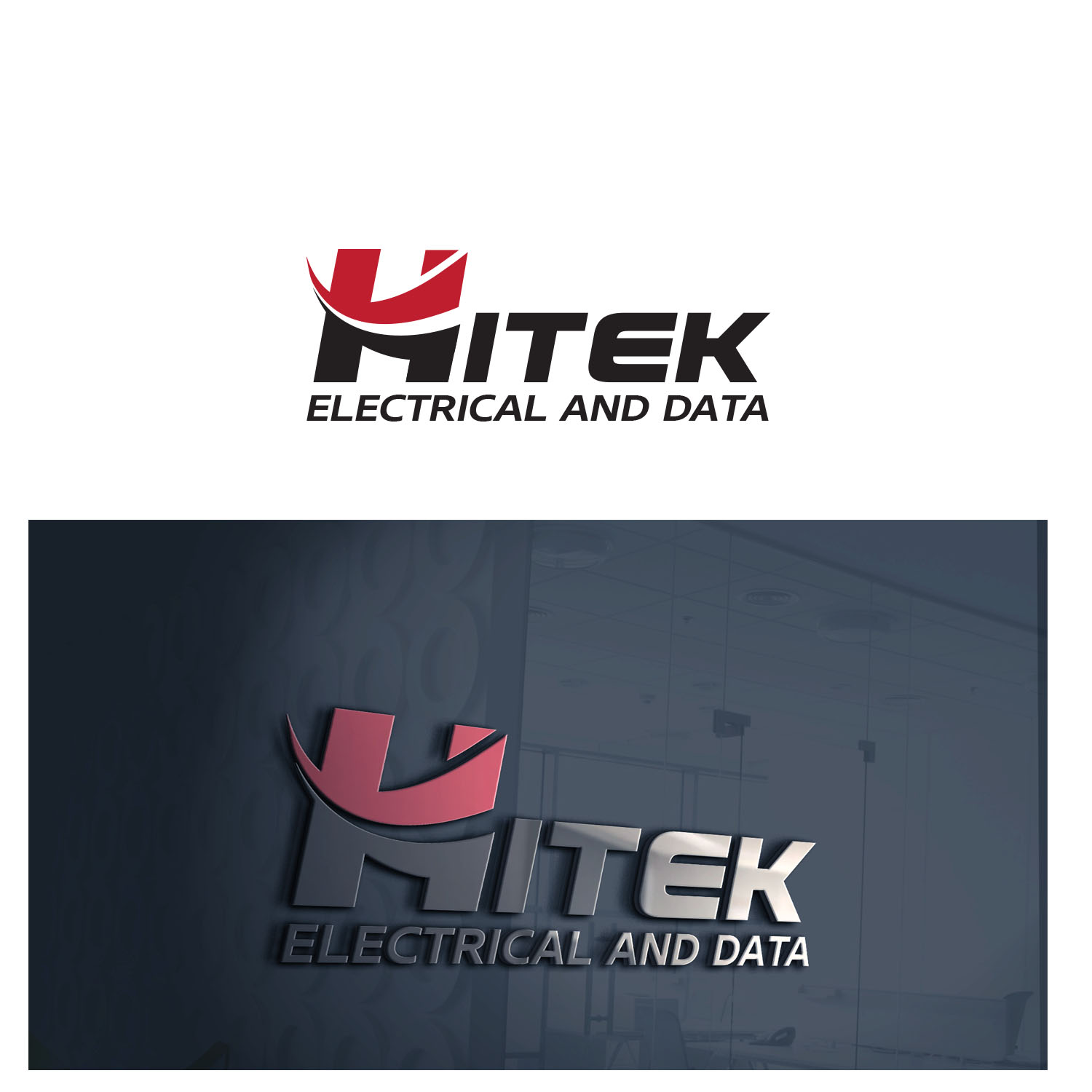 Logo Design by Finley Johnson for Hitek Electrical and Data | Design #19302985