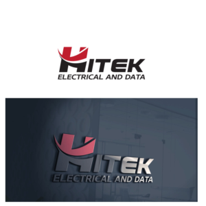 Logo Design by Finley Johnson for Hitek Electrical and Data | Design: #19302985