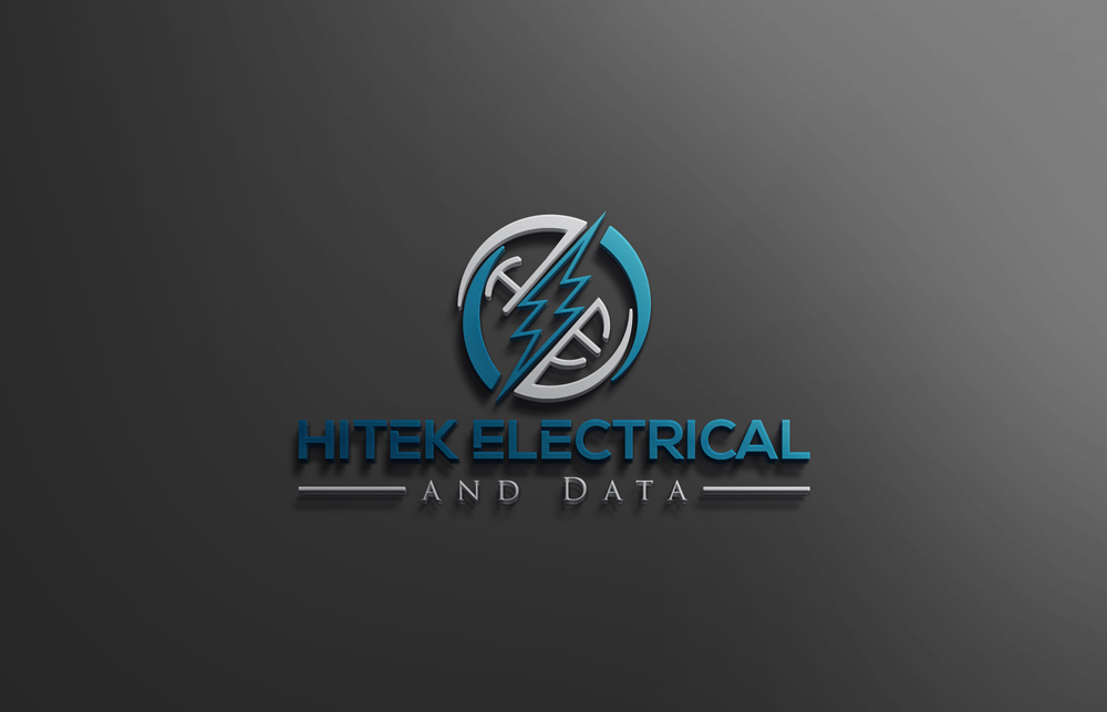 Logo Design by blue cat for Hitek Electrical and Data | Design: #19300274