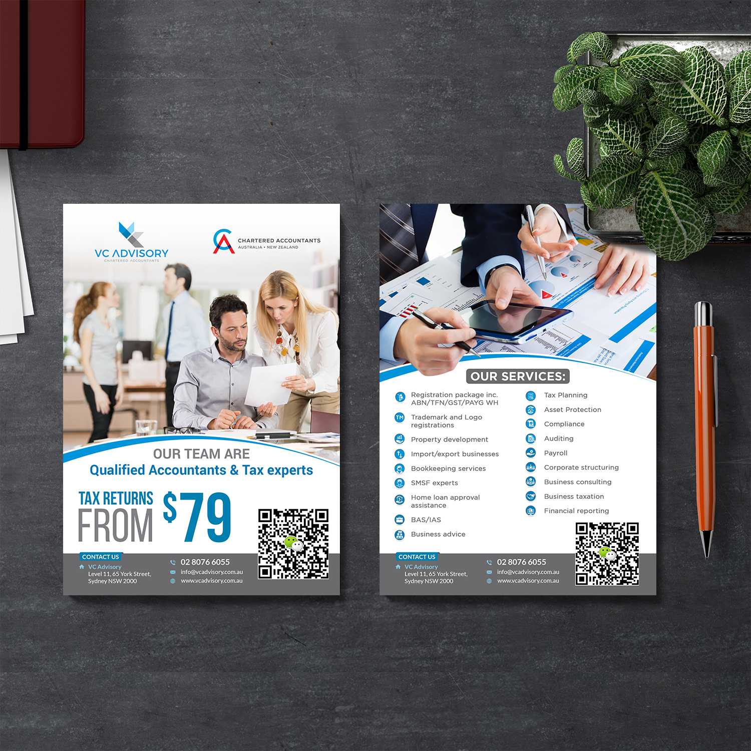 Flyer-Design von debdesign für VC Advisory Pty Ltd | Design #18952131