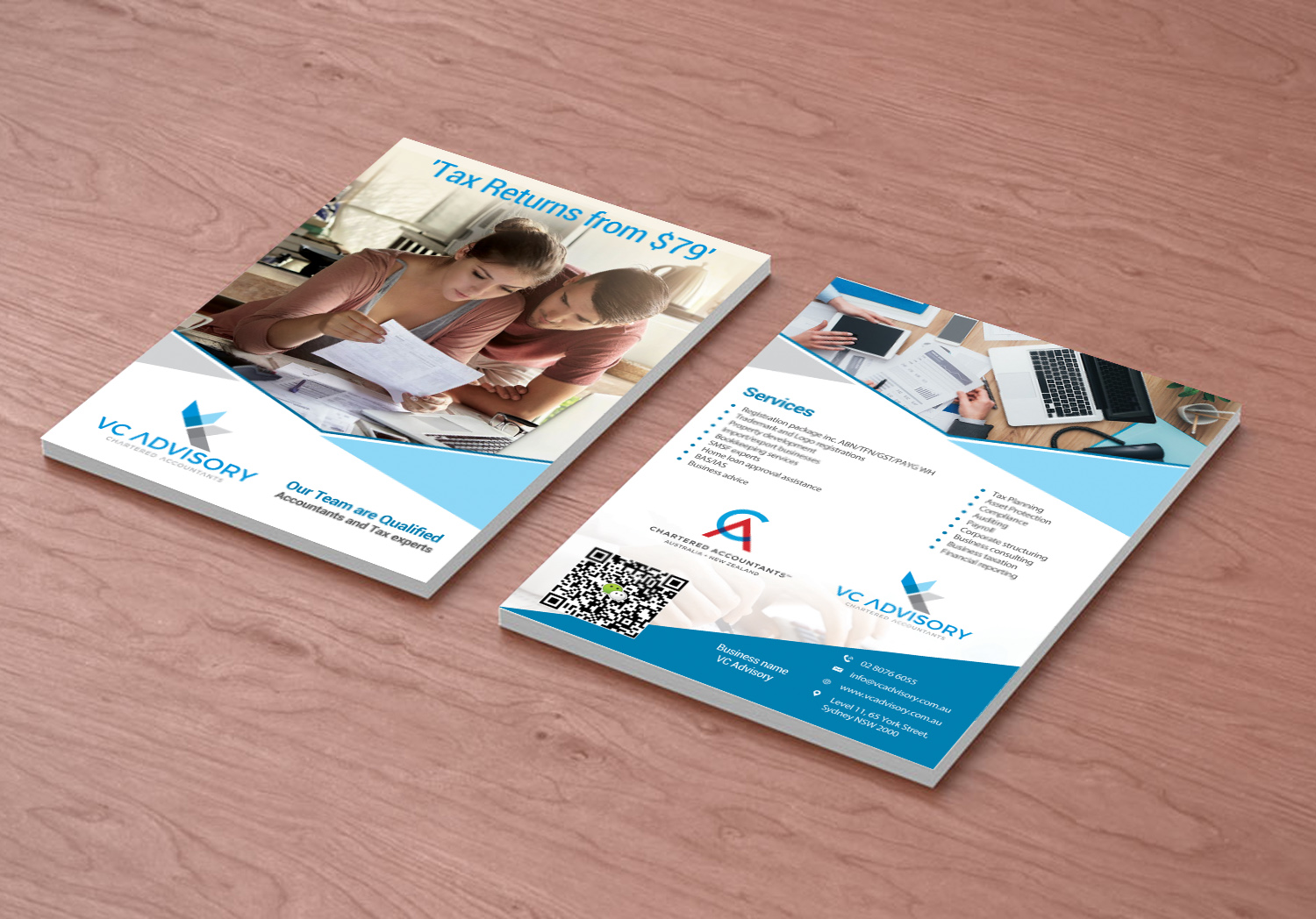 Flyer Design by debdesign for VC Advisory Pty Ltd | Design #18952841