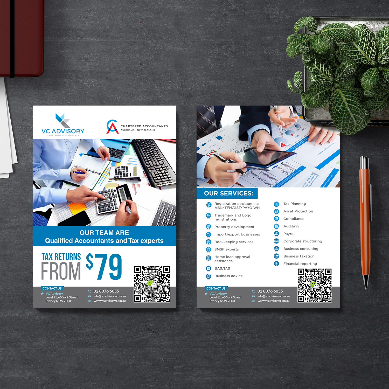 Flyer Design by debdesign for VC Advisory Pty Ltd | Design #18955886