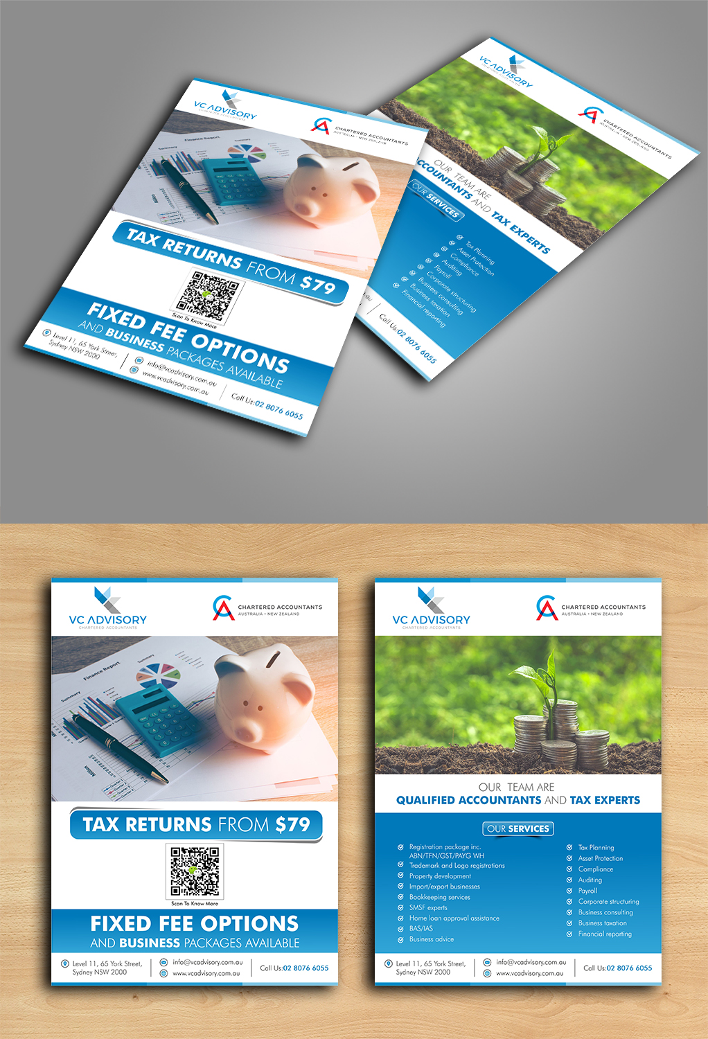 Flyer-Design von ecorokerz für VC Advisory Pty Ltd | Design #18957500