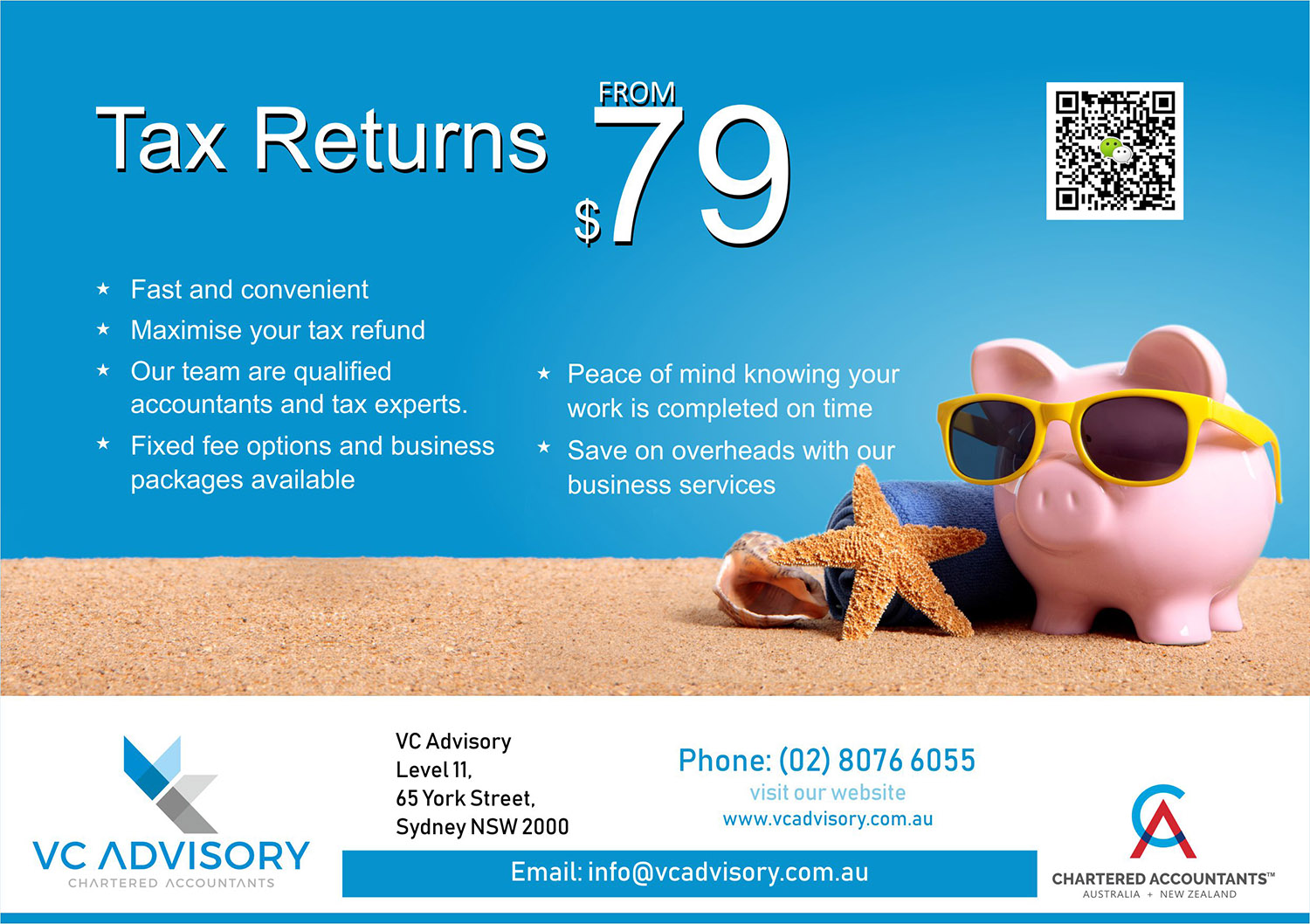 Design de Flyer par GOPZ pour VC Advisory Pty Ltd | Design #18983149