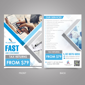 Flyer-Design von TuktukiShree für VC Advisory Pty Ltd | Design: #18954154
