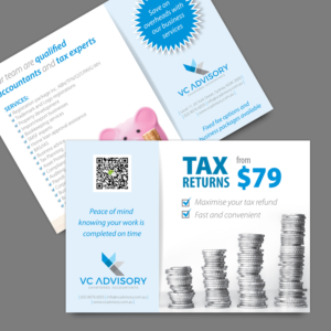 Flyer-Design von Ashley Erasmus für VC Advisory Pty Ltd | Design: #18964943