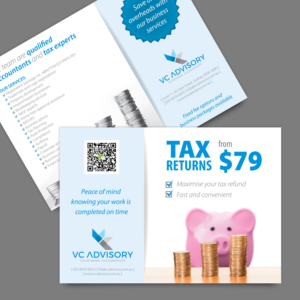 Flyer-Design von Ashley Erasmus für VC Advisory Pty Ltd | Design: #18972694