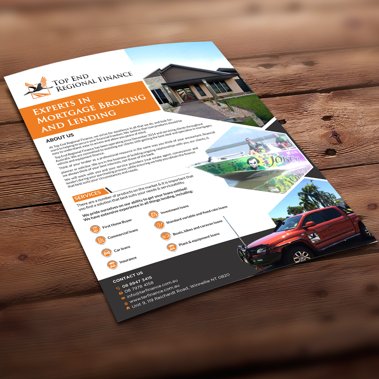 Flyer Design by debdesign for Top End Regional Finance | Design #18957722