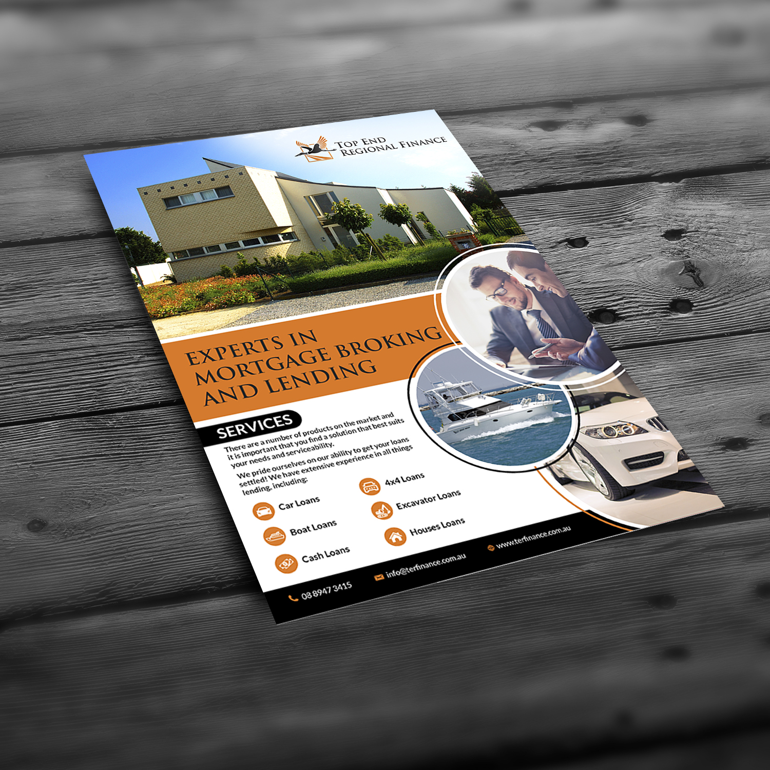 Flyer Design by aspiremedia for Top End Regional Finance | Design #18949106