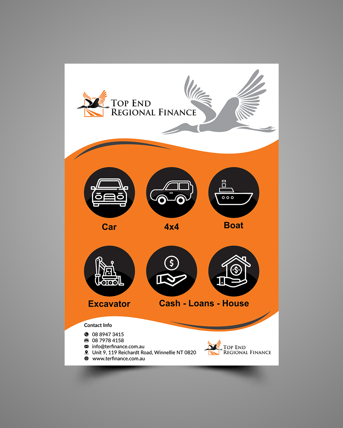 Flyer-Design von ecorokerz für Top End Regional Finance | Design #18939551