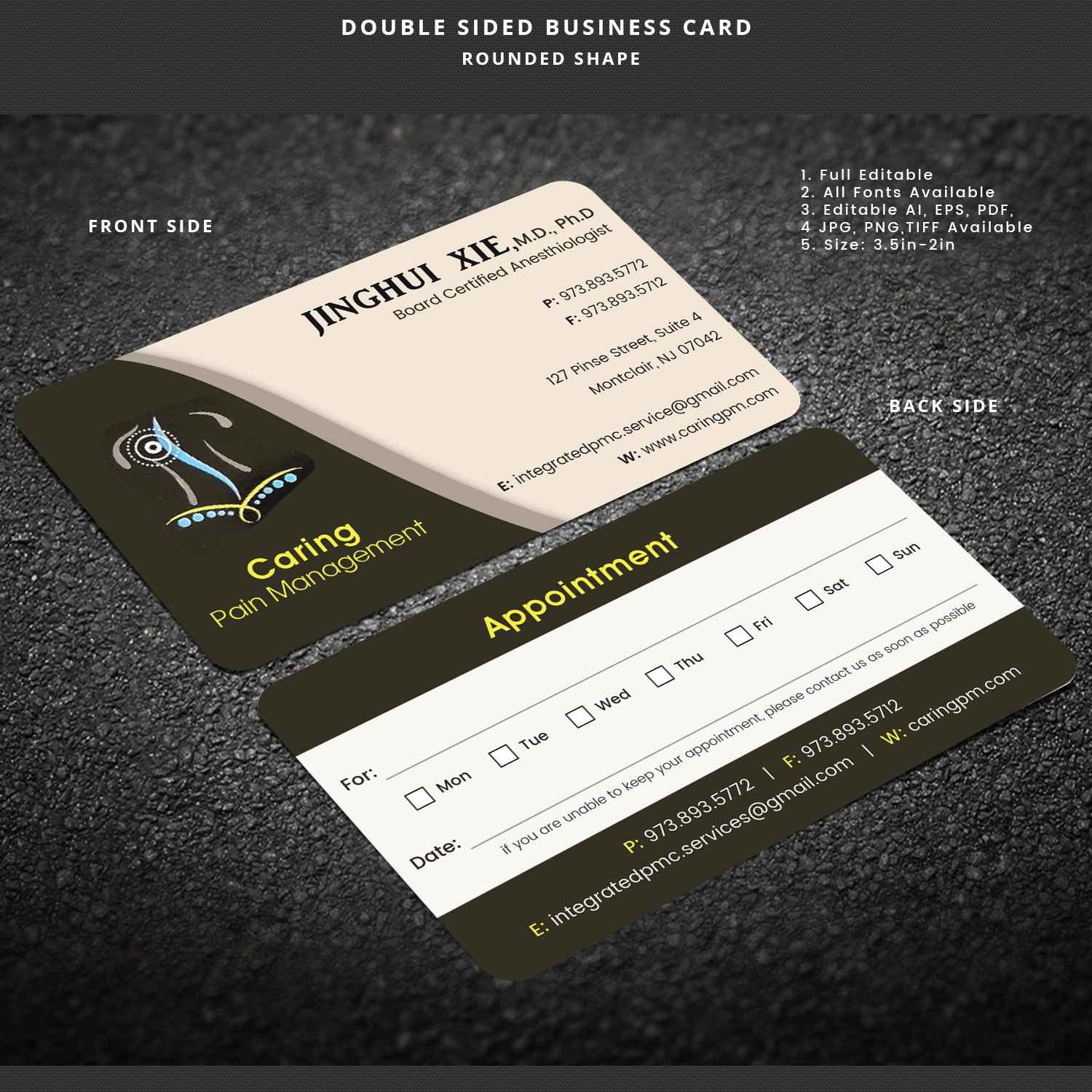Business Card Design by Expert Designer for this project | Design #18924572