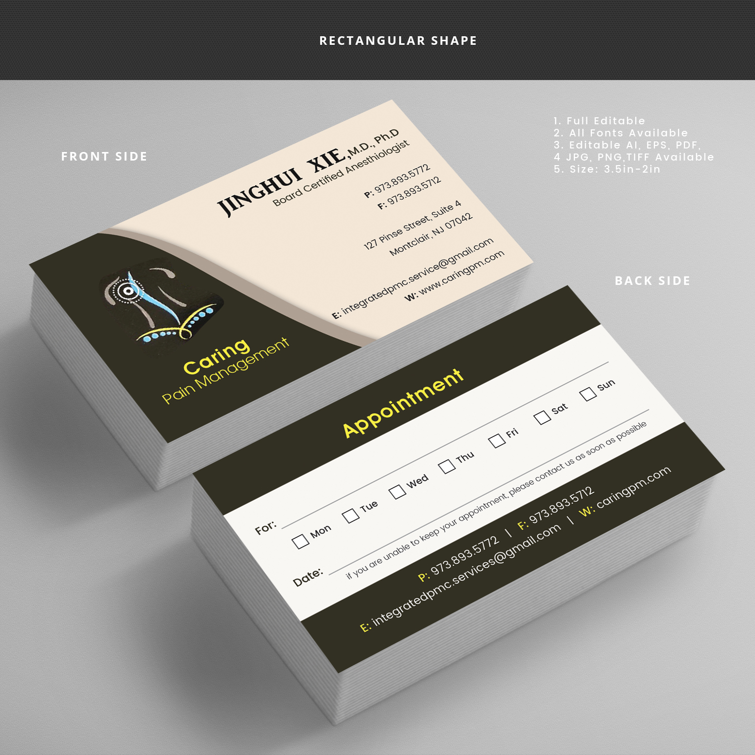 Business Card Design by Expert Designer for this project | Design #18924573