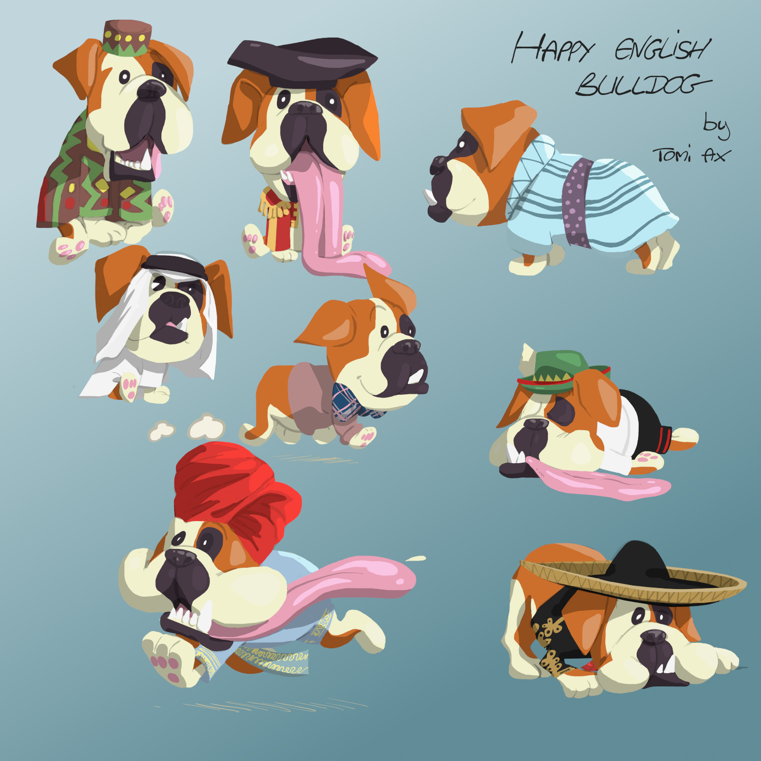 Character Design by Tomi Ax for 1986 | Design #18958742
