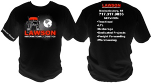 Lawson interatnional Logistics Company T-Shirt | Design de T-shirt par bacujkov