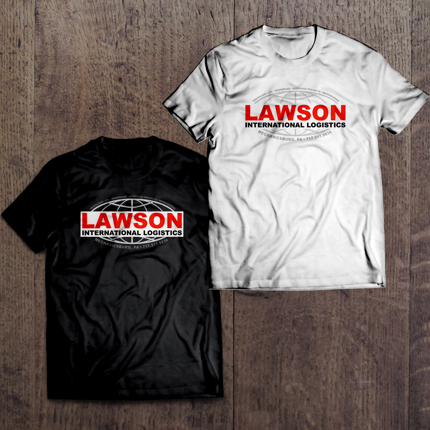 T-shirt Design by alisonkanegae for Lawson International Logistics | Design #18949881
