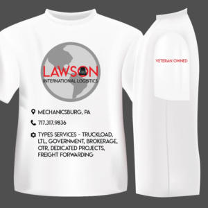 T-shirt Design by MuradLuther for Lawson International Logistics | Design: #18927470