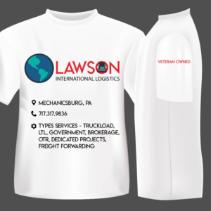 T-shirt Design by MuradLuther for Lawson International Logistics | Design: #18927474