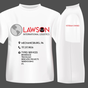 T-shirt Design by MuradLuther for Lawson International Logistics | Design: #18955137