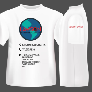 T-shirt Design by MuradLuther for Lawson International Logistics | Design: #18955139