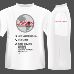 T-shirt Design by MuradLuther for Lawson International Logistics | Design: #18955140