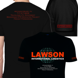 T-shirt Design by dicky 4 for Lawson International Logistics | Design: #18927172