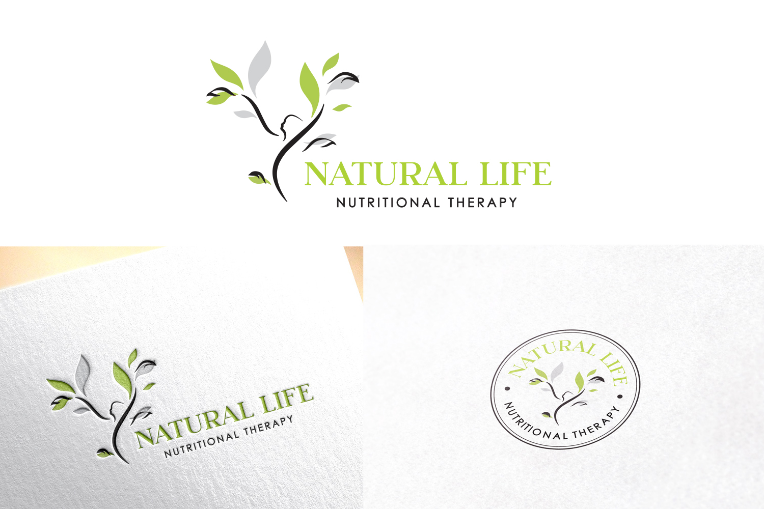 Modern, Elegant, Health And Wellness Logo Design for Natural Life