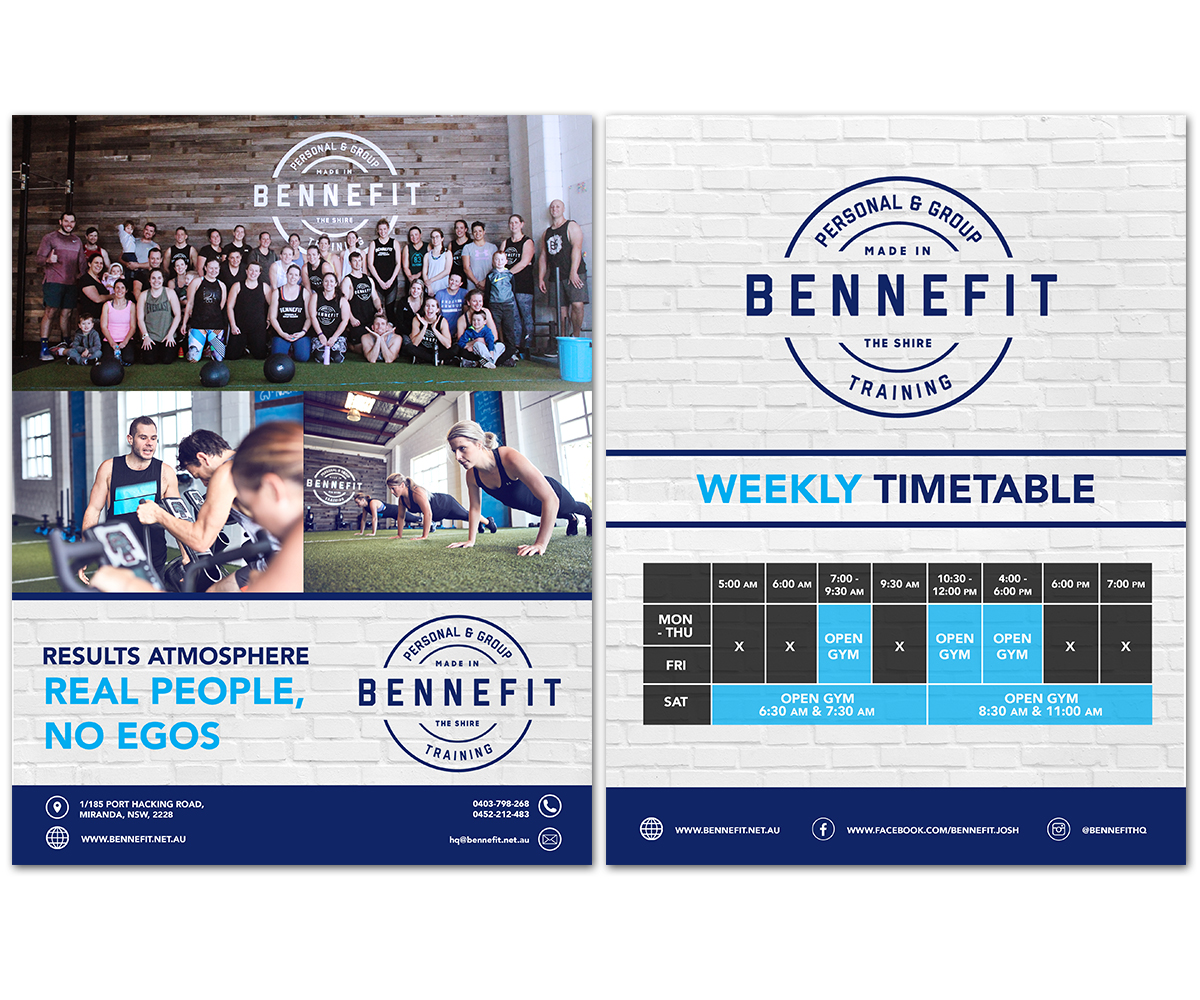 Flyer Design by Luniere Designs for BENNEFIT PTY LTD | Design: #18950577
