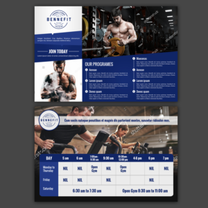 Timetable/Brochure | Flyer-Design von Schöpfer