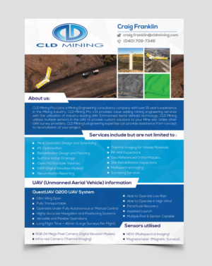 Mining Engineering Services | Diseño de Flyer por vcreatived