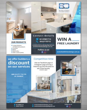 Kitchen construction business needs a flyer  | Diseño de Flyer por TSU Creations