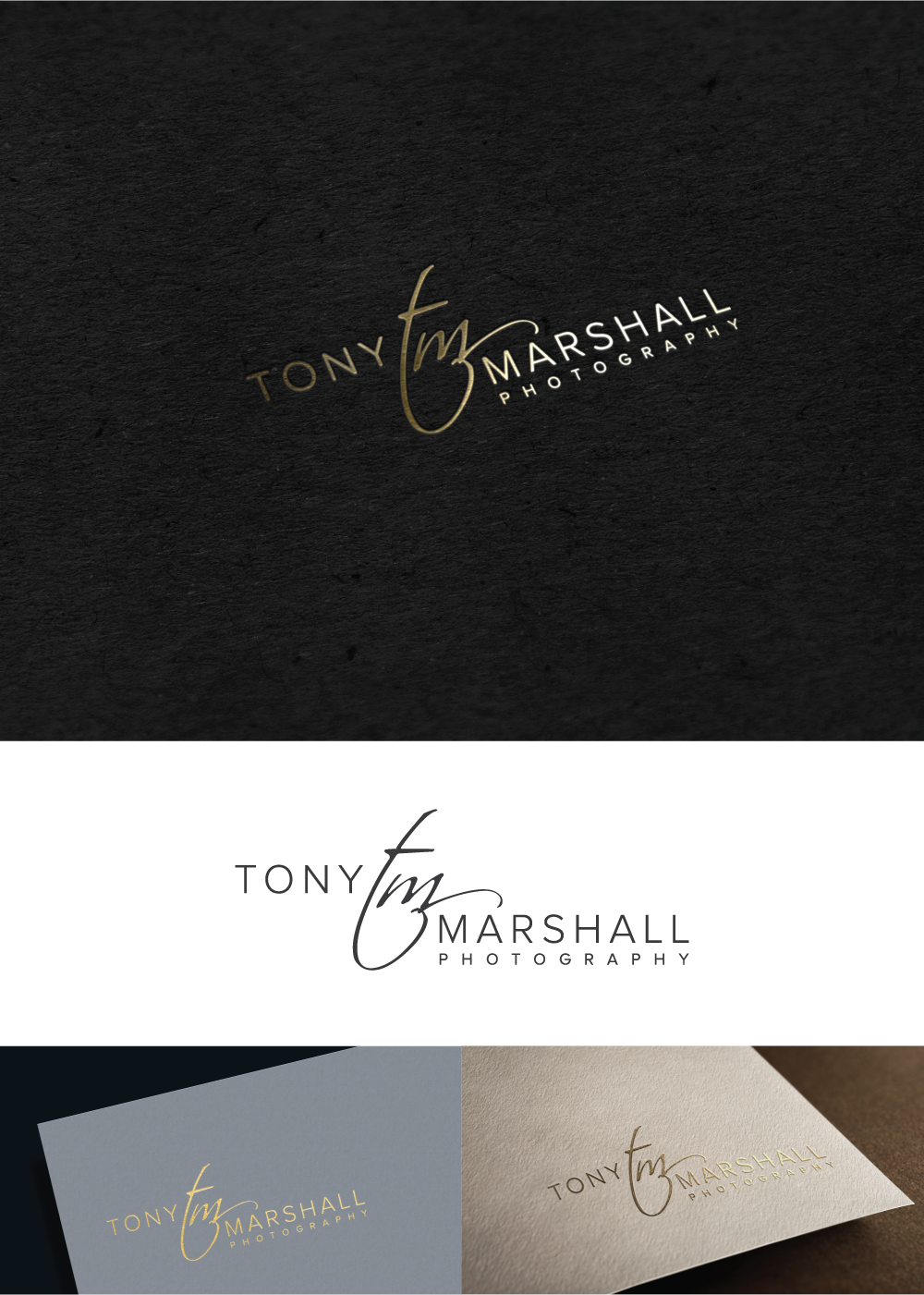 Logo Design by Wild Geek for Tony Marshall Photography | Design #18931289