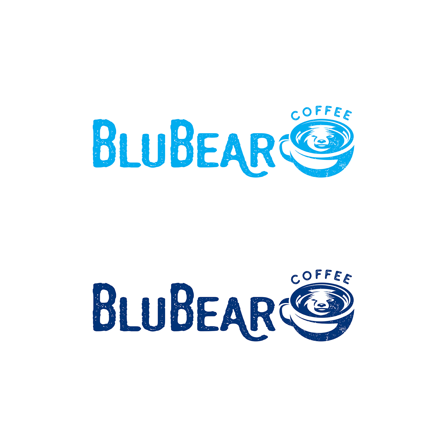Logo Design by RoundYellow for BluBear Coffee | Design #18928397