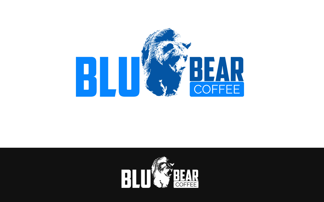Logo Design by vlad.buzz for BluBear Coffee | Design #18972804