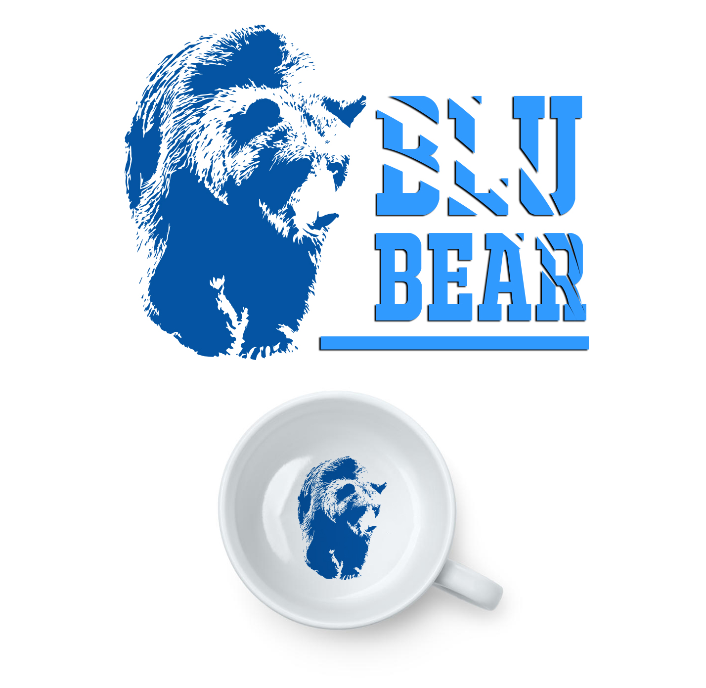 Logo Design by vlad.buzz for BluBear Coffee | Design #18980338