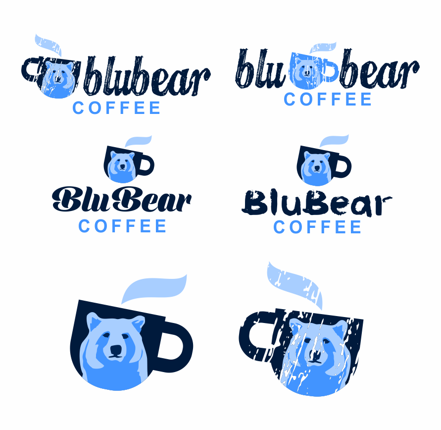 Diseño de Logo por pa2pat para BluBear Coffee | Diseño #18929834