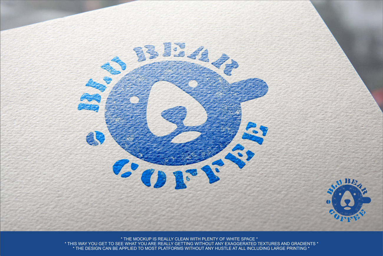 Diseño de Logo por R!CKY para BluBear Coffee | Diseño #18965729