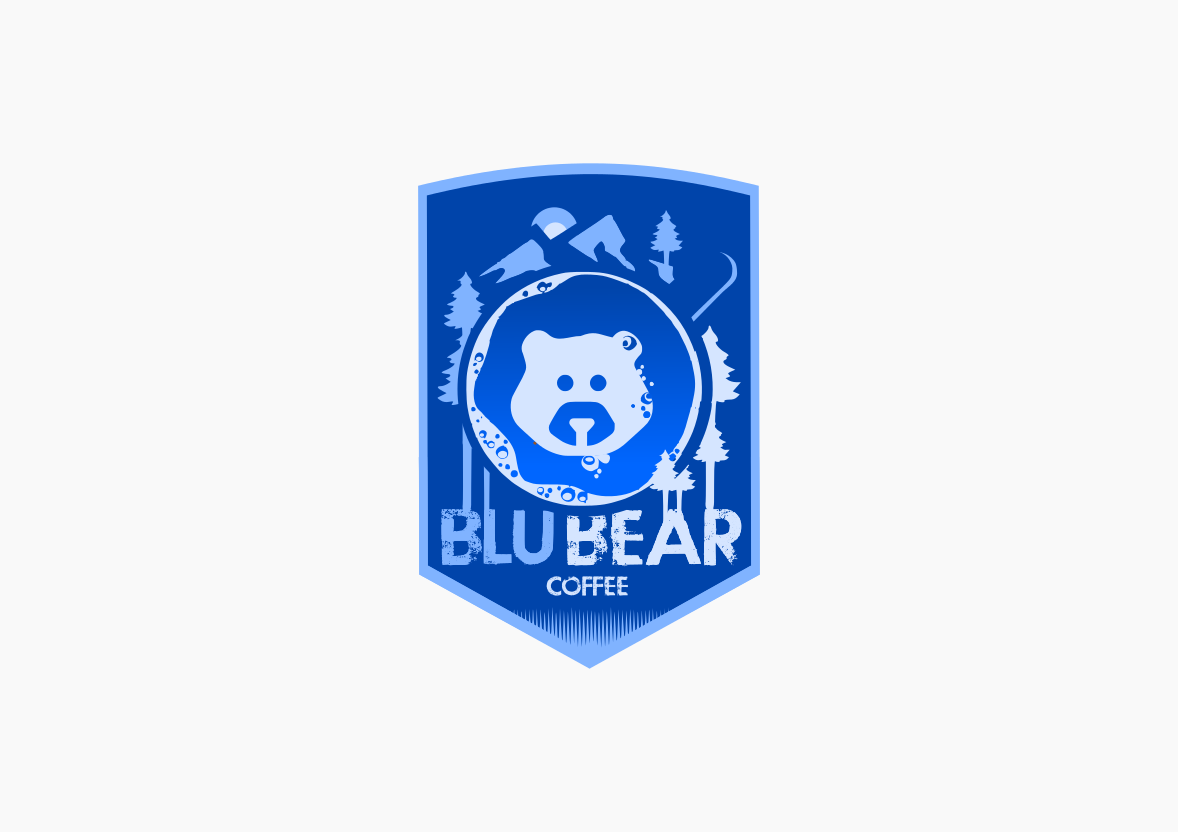 Logo Design by AVASHE for BluBear Coffee | Design #18988037