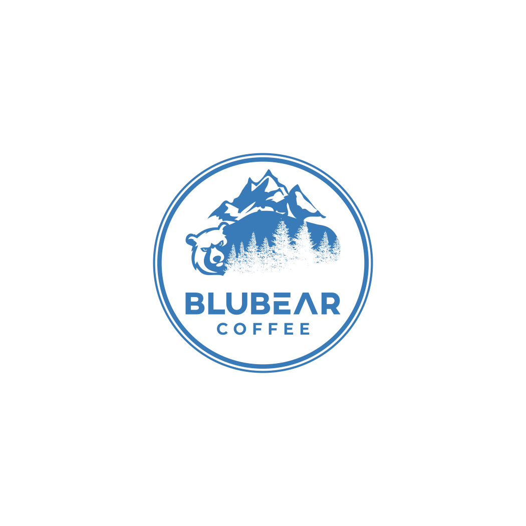 Logo Design by Lunaris atelier for BluBear Coffee | Design #18976530