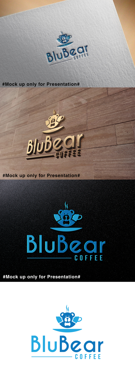 Logo Design by designmind78 for BluBear Coffee | Design #18932357
