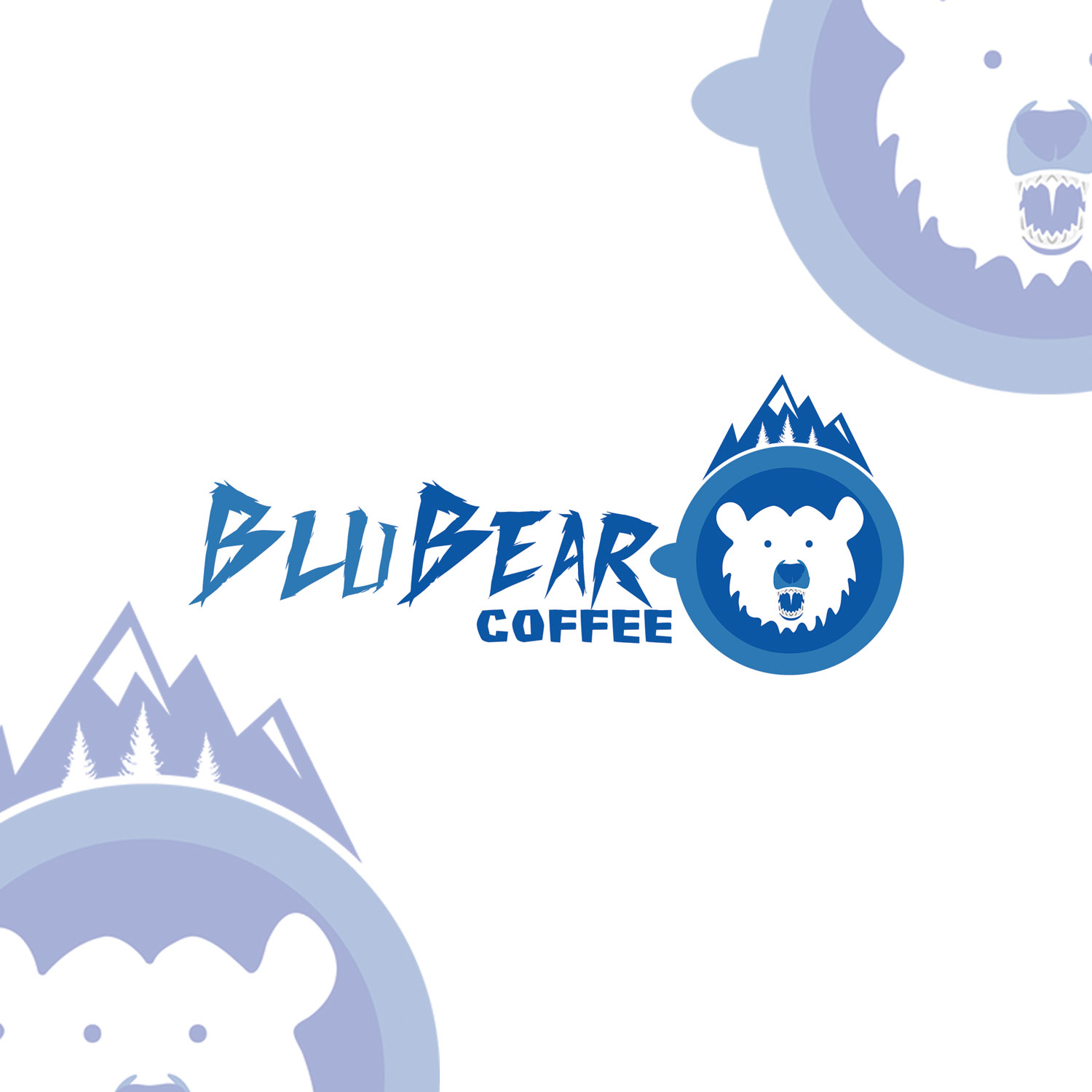 Logo Design by NatachaHoskins 2 for BluBear Coffee | Design #18977218