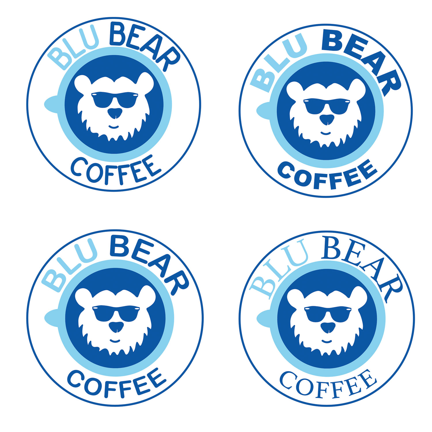 Diseño de Logo por NatachaHoskins 2 para BluBear Coffee | Diseño #18997554