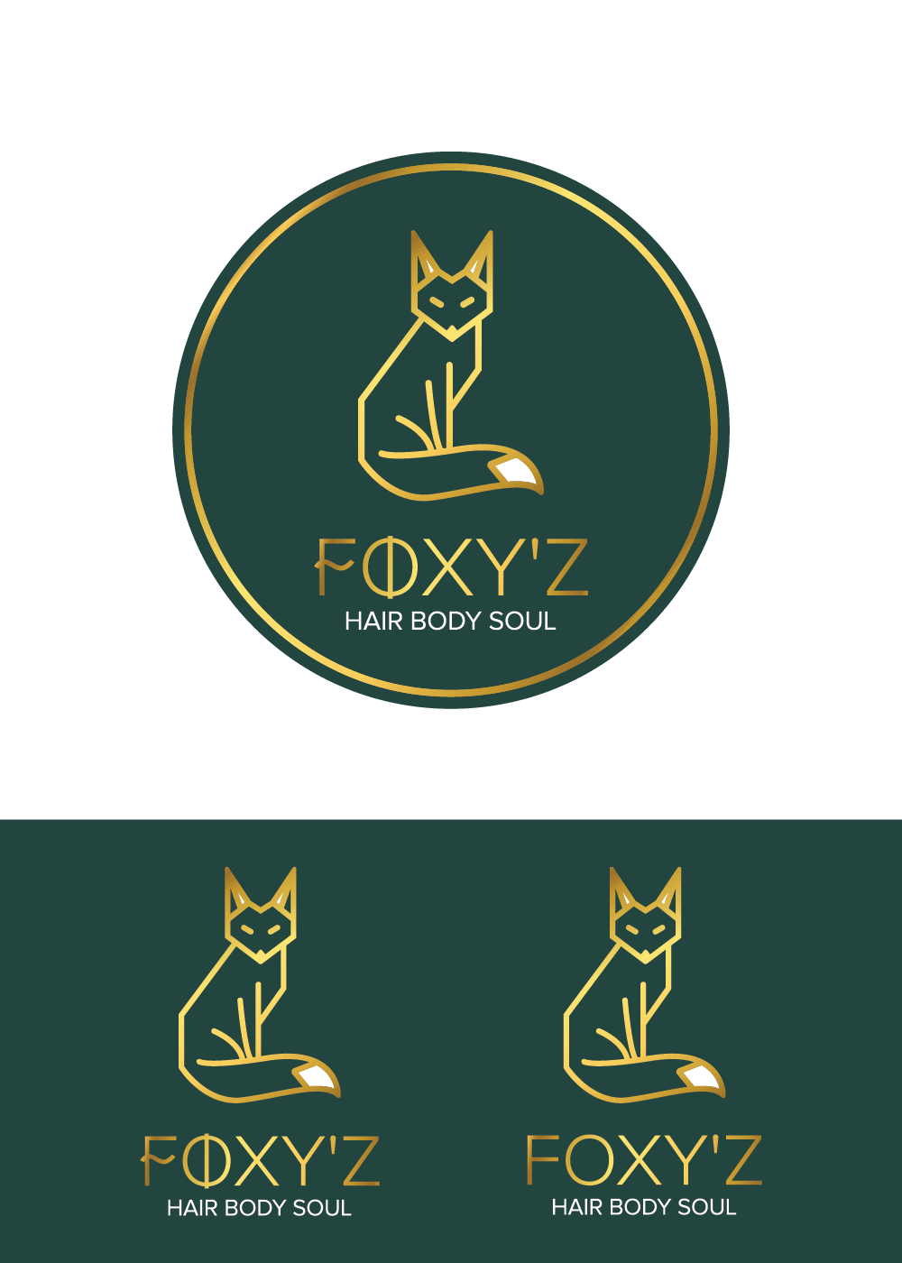 Logo Design by Wild Geek for Foxy'z Hair Body Soul | Design #18979517
