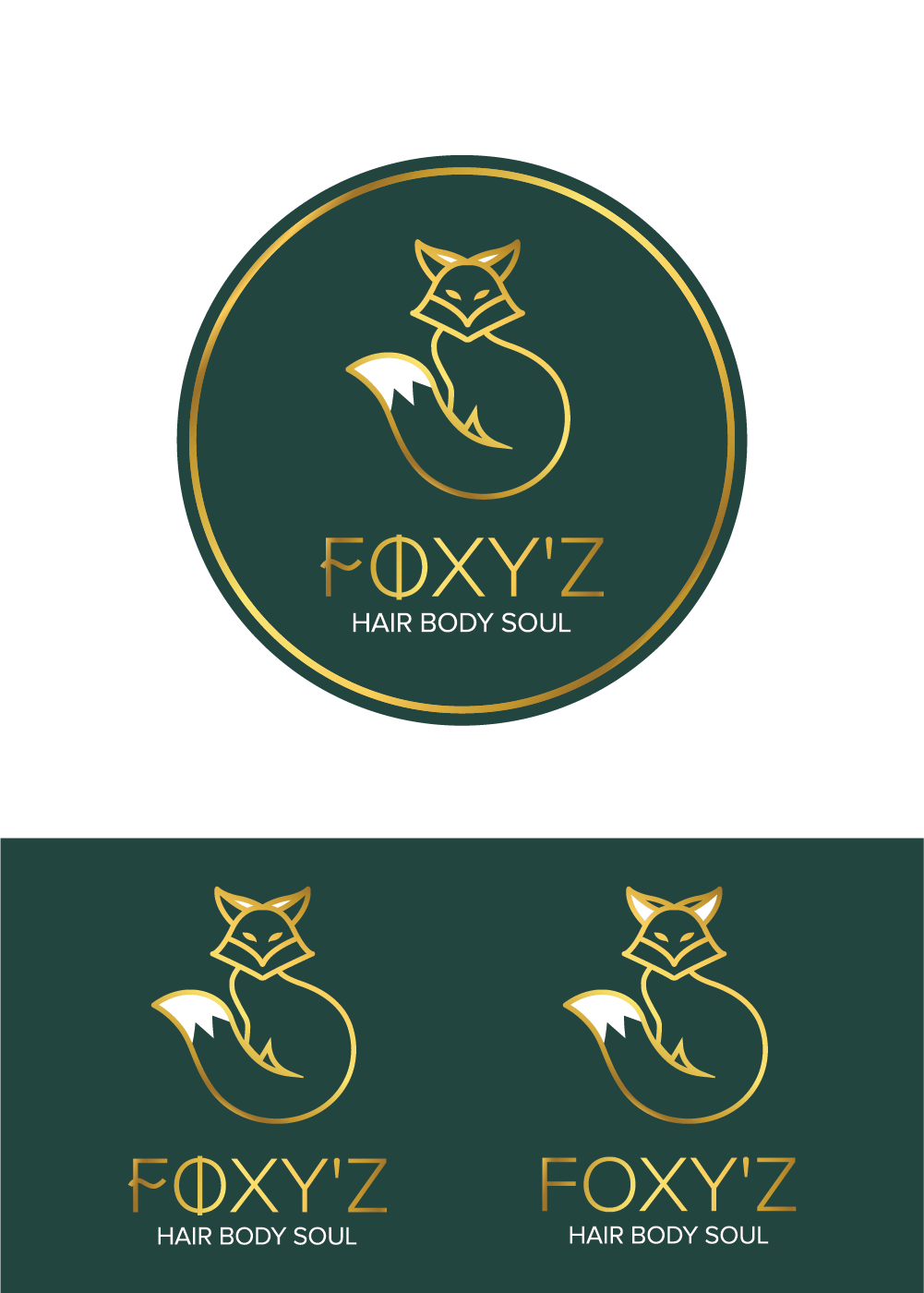 Logo Design by Wild Geek for Foxy'z Hair Body Soul | Design #18979518